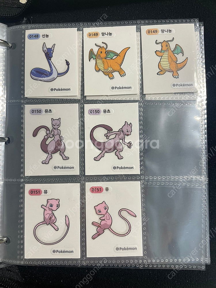 포켓몬 띠부씰 시즌2 163종 뮤뮤츠 포함--1